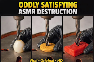 create oddly satisfying and asmr videos for social media
