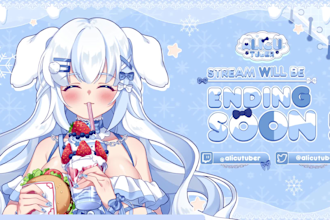 make an unique anime or vtuber stream overlay twitch youtube