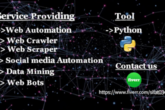 build web scraper or web crawler bots in python