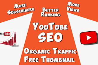 be your youtube video SEO expert to boost ranking