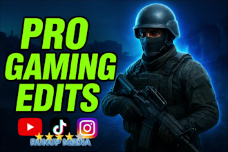do gameplay video editing, montages and shorts