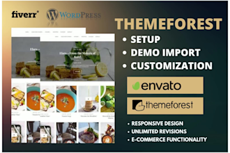 do themeforest wordpress theme installation demo import customization