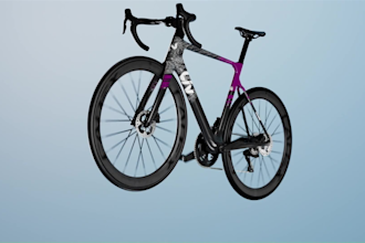 cgi 3d amazon product, 3d bicycle animation, 4k bicycle assembly animation ads