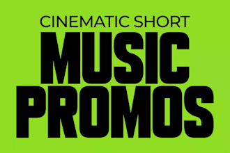 create cinematic short music promo videos for tiktok and instagram
