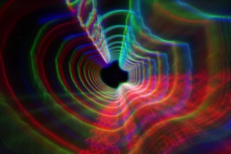 create a digital glitch logo animation