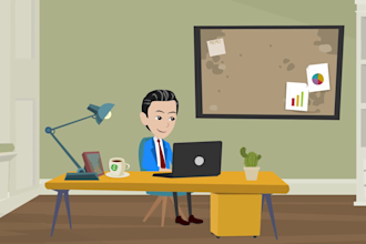 create 2d animated explainer business or whiteboard animation