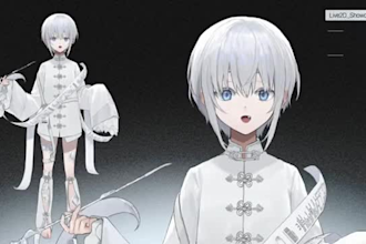 draw and rig anime 2d vtuber model  2d vtuber avatar vtuber commission 4streamer