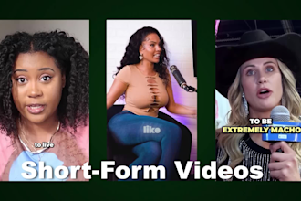 be your short form video editor for reel, youtube and tiktok