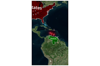 create a map animation for the geopolitical channel