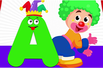 create fun and engaging 2d animated videos for kids