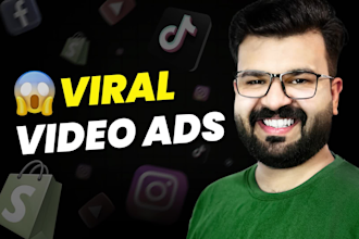 create viral facebook tiktok shopify dropshipping video ads