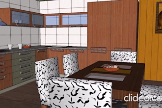 design and render interior, exterior, furniture, machines