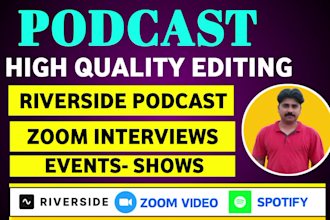 do multi camera riverside podcasts zoom video editing