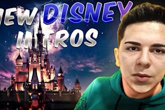 create disney style happy birthday video intro