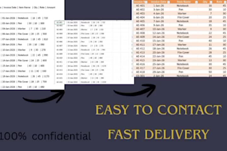 do data entry in excel