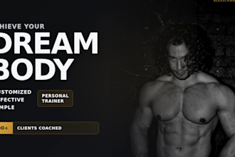 create a customized workout and diet plan for your goals