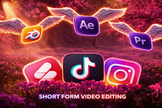 do viral video editing for tiktok reels and yt shorts