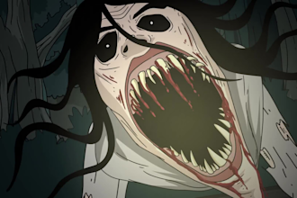 create 2d horror scary animation