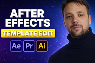 create custom animation or edit your template