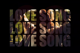 make an animated lyrics music video