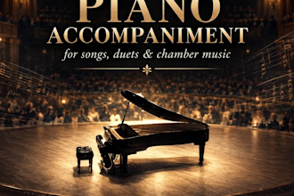 compose a custom piano accompaniment for your song