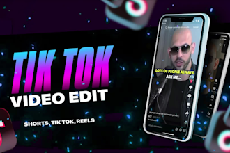 do video editing for instagram reels, youtube and tiktok videos
