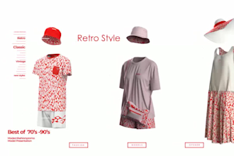 do 3d realistic all kind of garment in clo3d and marvelous