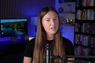 create an american female spokesperson video