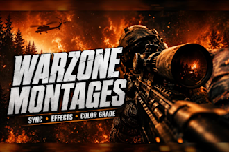 edit cod warzone montages and highlights