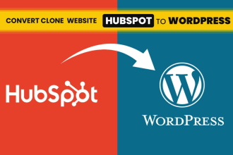 clone or convert hubspot site to wordpress website