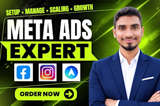 be your facebook ads manager for meta ads campaign expert
