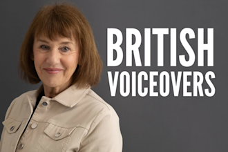 record a senior british female voice over