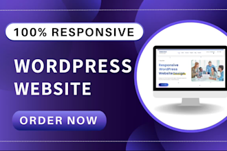 build a responsive wordpress website design or redesign