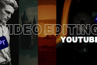 do professional video editing for youtube