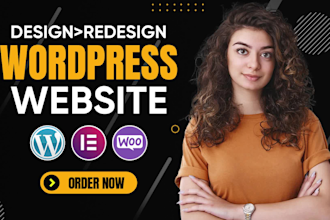 design or redesign wordpress website