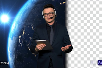 remove background from video with clean roto professionally