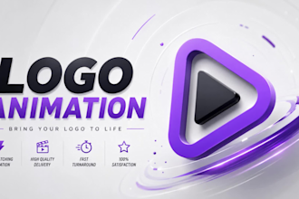 create a premium minimalist logo animation