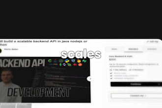 build a high performance scalable backend system