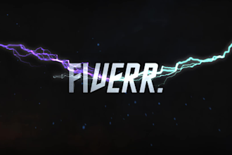 design cyberpunk neon metallic  light  glow logo reveal intro animation
