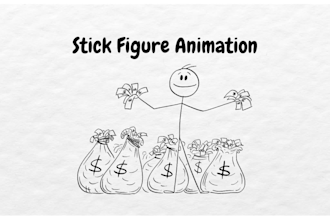 make stick figure and stickman animation explainer for youtube videos