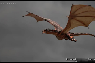 do realistic 3d cgi animal animation, 3d bird design, 3d dragon model, xgen fur