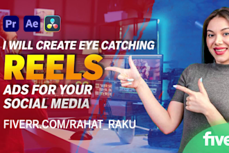 edit eye catching reels, ads, promo for your social media