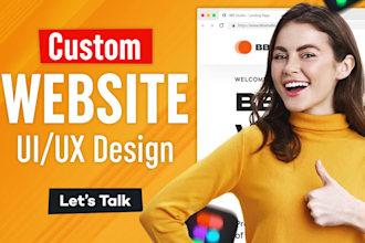 do figma design website, website ui ux design, wordpress website development