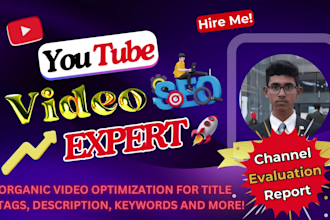 be your youtube video seo expert