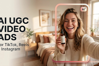 create modern ai ugc ads videos meta ads tiktoks and instagram ads