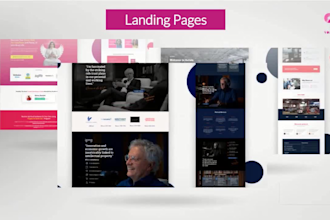 create super fast landing page with swipe pages