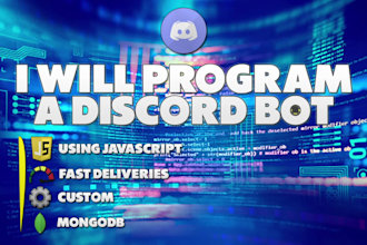 create a professional and custom discord bot