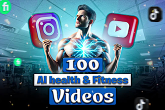 create viral ai health and fitness videos for tiktok, instagram and youtube
