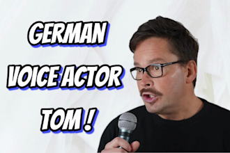 be your male german voice actor commercial or impersonation