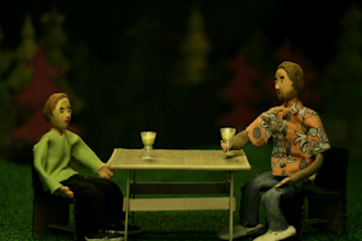 create unique 3d claymation videos